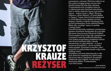 Okładka dodatku: Krzysztof Krauze – Pożegnanie / Fot. Tatiana Jachyra / FORUM