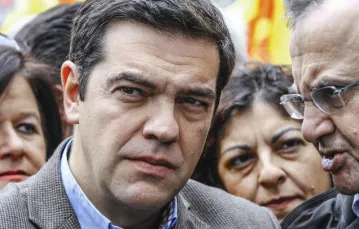 Alexis Tsipras, zapewne przyszły premier Grecji, listopad 2014 r. / Fot. Michael Debets / PACIFIC PRESS / GETTY IMAGES