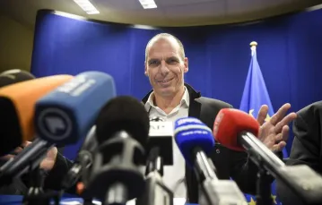 Janis Varoufakis, minister finansów Grecji / Fot. John Thys / AFP / EAST NEWS