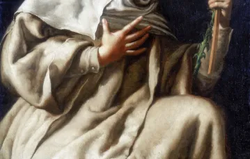 Guido Cagnacci, „Święta Teresa z Ávili przed krzyżem”  / Fot. Universal History Archive / UNIVERSAL IMAGES GROUP / EAST NEWS