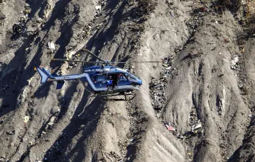 Miejsce rozbicia samolotu we francuskich Alpach, 27 marca 2015 r. / Fot. Gonzalo Fuentes / REUTERS / FORUM