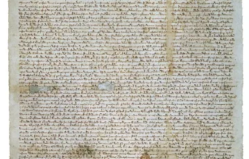 Królewskie potwierdzenie Magna Charta z roku 1297. / Fot. National Archives Washington D.C. / DOMENA PUBLICZNA