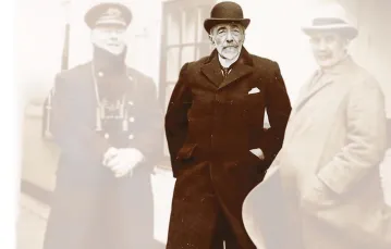 Joseph Conrad na pokładzie statku Tuscania płynącego do USA, kwiecień 1923 r.  / Fot. EAST NEWS