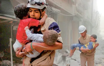  / Fot. Mideast-Crisis / SYRIA-WHITE HELMETS