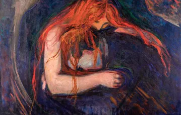 Edvard Munch „Wampir” / Fot. GOOGLE ART PROJECT