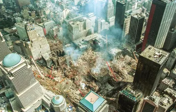 Po zamachu na World Trade Center, Nowy Jork, 2001 r. / Fot. James Tourtellotte / U.S. CUSTOMS AND BORDER PROTECTION / DOMENA PUBLICZNA