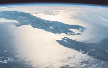 Nowa Zelandia widziana z kosmosu / Fot. NASA / Domena Publiczna