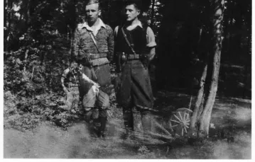 Marian sołtysiak i Henryk Pawelec, ok. 1943 r. / fot. archiwum Henryka Pawelca 