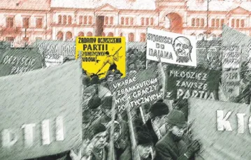 Okładka "KwT" 3-4/2012: Żydzi, Polacy, ideologie / w tym wydaniu winietę napisał: Piotr Paziński. Okładka: Włodzimierz Wawrzynkiewicz / PAP / Zalley