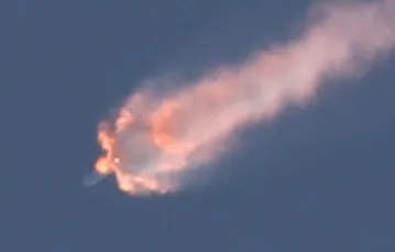 Eksplozja rakiety Falcon-9, 28 czerwca 2015 r. /  / fot. Orlando  Sentinel / TNS / ABACA / EAST NEWS