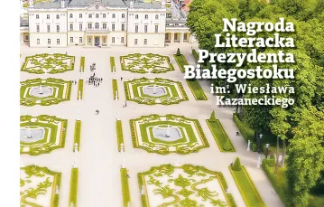 Okładka dodatku: Ogród i Pałac Branickich w Białymstoku / DAWID GROMADZKI / UM BIAŁYSTOK