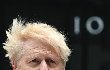 Premier Wielkiej Brytanii Boris Johnson, Downing Street 10, Londyn, 7 lipca 2022 r. Fot. JUSTIN TALLIS / AFP / EAST NEWS  / 