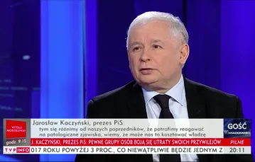 Screen z programu "Gość Wiadomości" za www.vod.tvp.pl / 
