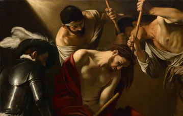 Cierniem koronowanie, Caravaggio / Domena publiczna / 
