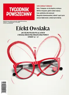 grafika na okładce: Kuba Sowiński dla „TP” // fot. New Vision Optica, partner WOŚP