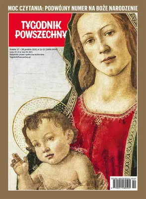 Na okładce: Sandro Botticelli „Matka Boża z Dzieciątkiem i granatem”, ok. 1488 r., z kolekcji Muzeum Narodowego w Cardiff // Heritage / Alamy / BE&W 
