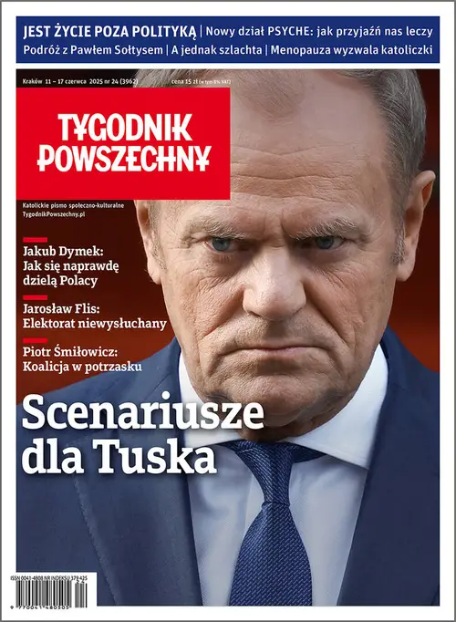 Na okładce: Donald Tusk, Warszawa, 7 maja 2025 r. // fot.: Jakub Porzycki / Forum