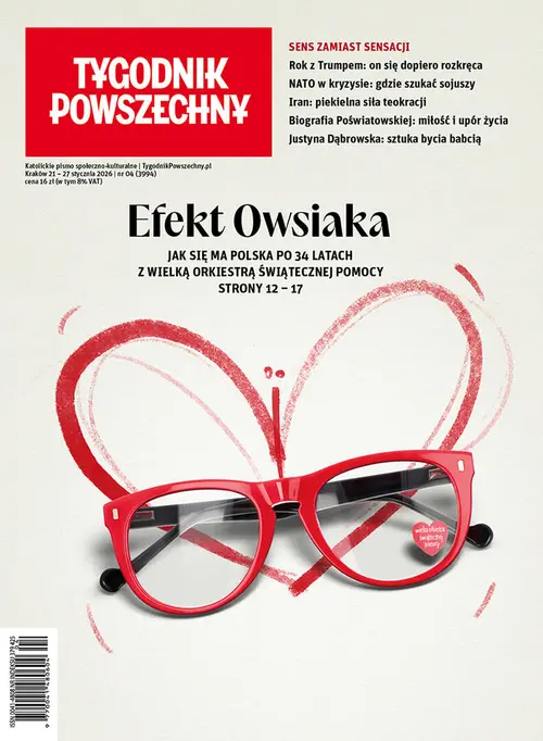 grafika na okładce: Kuba Sowiński dla „TP” // fot. New Vision Optica, partner WOŚP