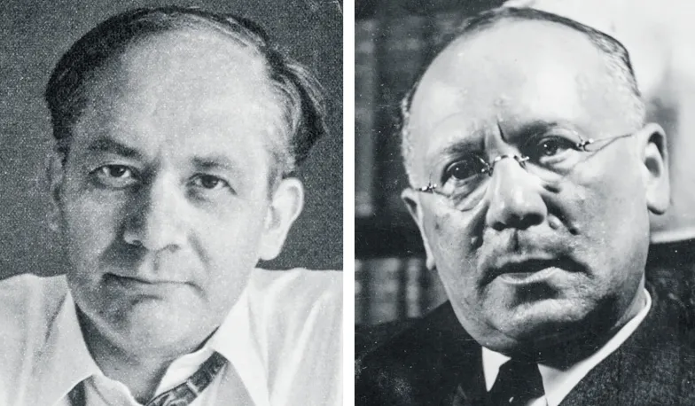 Hersz Lauterpacht i Rafał Lemkin / ARCHIWUM P. SANDSA, CAMBRIDGE UNIVERSITY