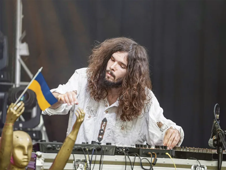 Koncert Kadabra Dyskety Kusaje podczas festiwalu Wschód Kultury – Inne Brzmienia. Lublin, 10 lipca 2022 r. / JACEK BODZAK / REPORTER