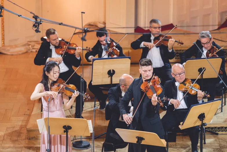 Jane Hyeonjin Cho w siódmym dniu Konkursu Wieniawskiego. Poznań, 14 października 2022 r. / FOT. FRESH FRAME