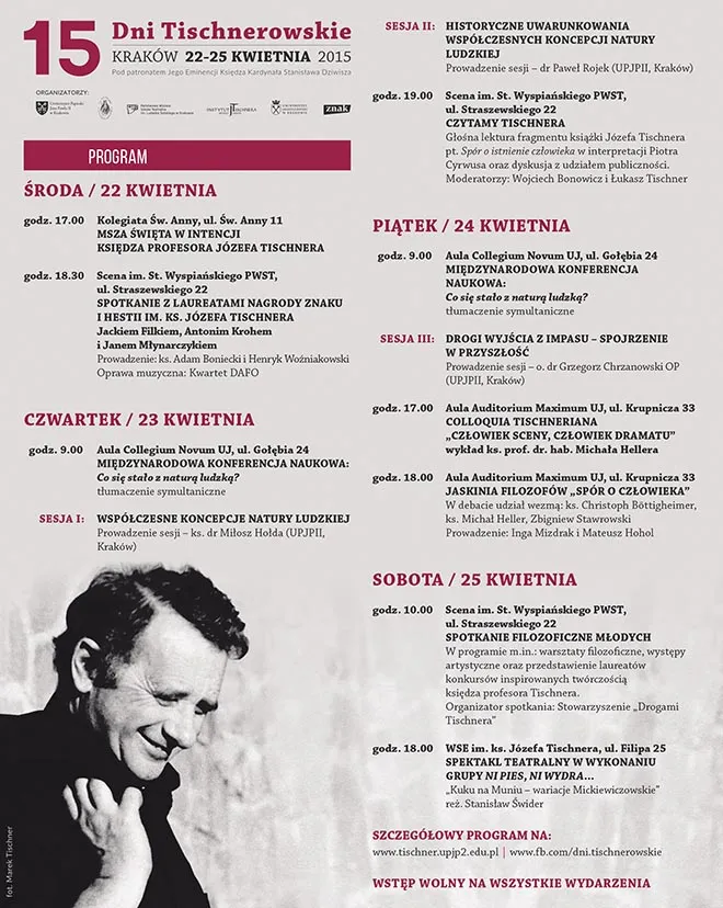 Program 15. Dni Tischnerowskich