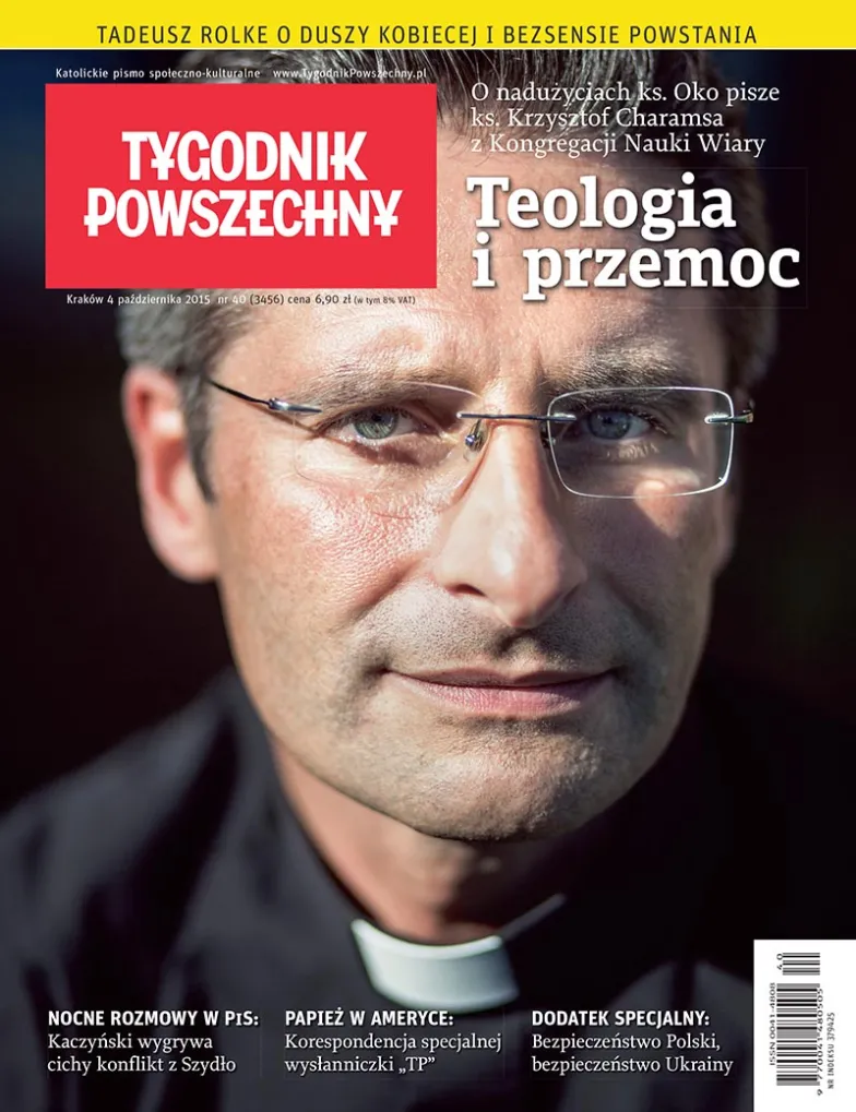 Okładka Tygodnika Powszechnego nr 40/2015