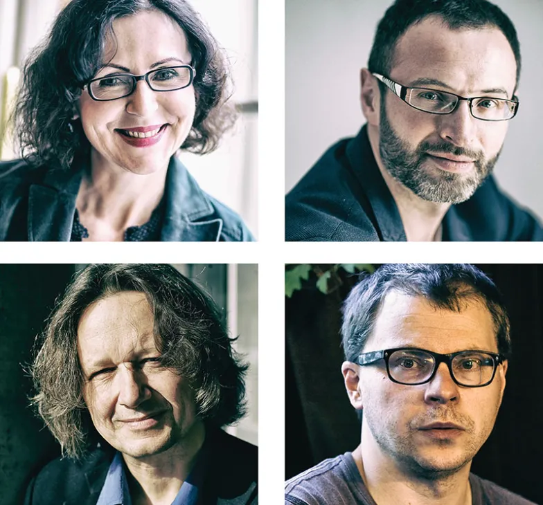 Od góry: Agata Bielik-Robson, Grzegorz Jankowicz, Ryszard Koziołek, Piotr Paziński / Fot. Grażyna Makara x2; Bartek Barczyk dla „TP”; Karol Serewis / EAST NEWS Od góry: Agata Bielik-Robson, Grzegorz Jankowicz, Ryszard Koziołek, Piotr Paziński / Fot. Grażyna Makara x2; Bartek Barczyk dla „TP”; Karol Serewis / EAST NEWS