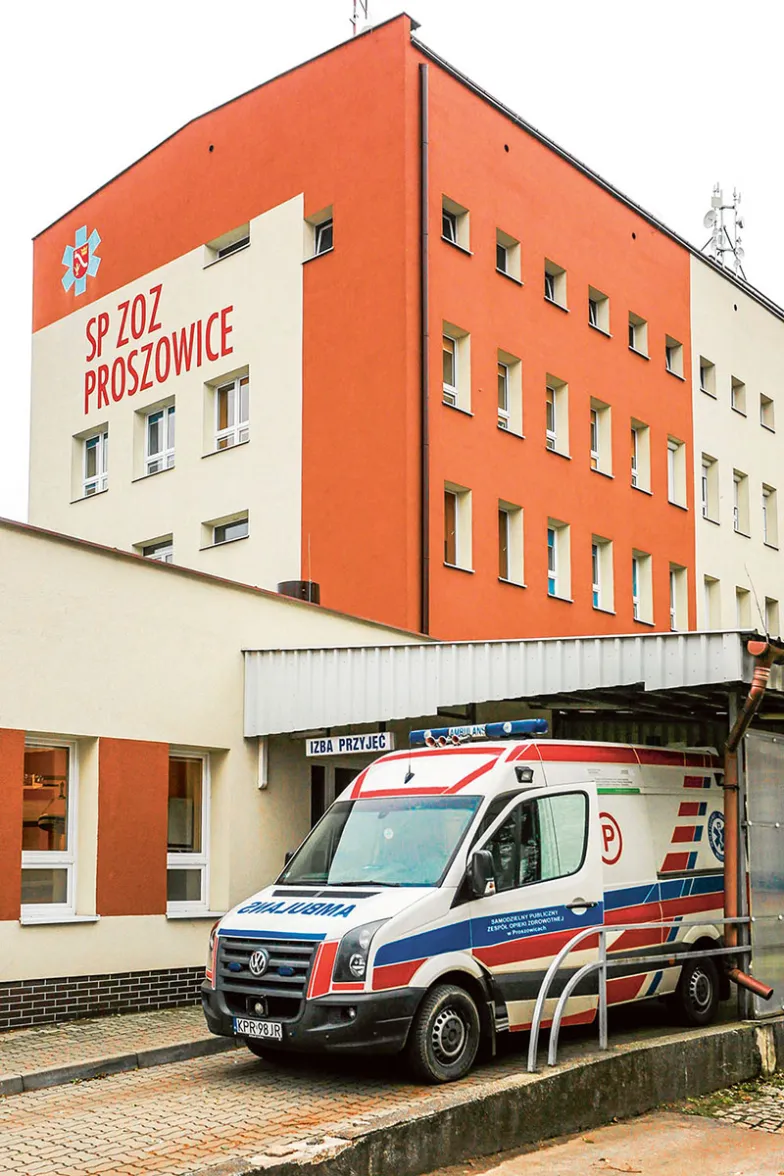 Szpital w Proszowicach, listopad 2017 r. / JAKUB PORZYCKI / AGENCJA GAZETA