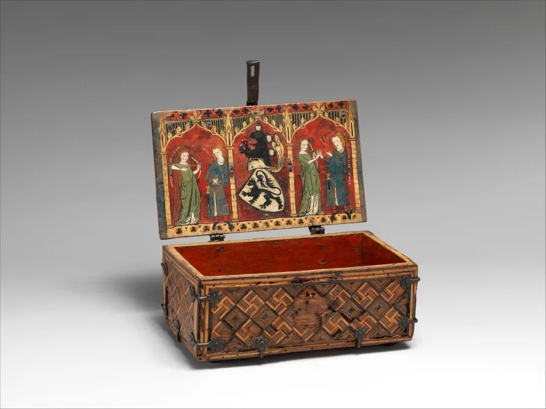 Skrzyneczka górnoreńska, ok. 1325-1350, Metropolitan Museum of Art w Nowym Jorku / domena publiczna