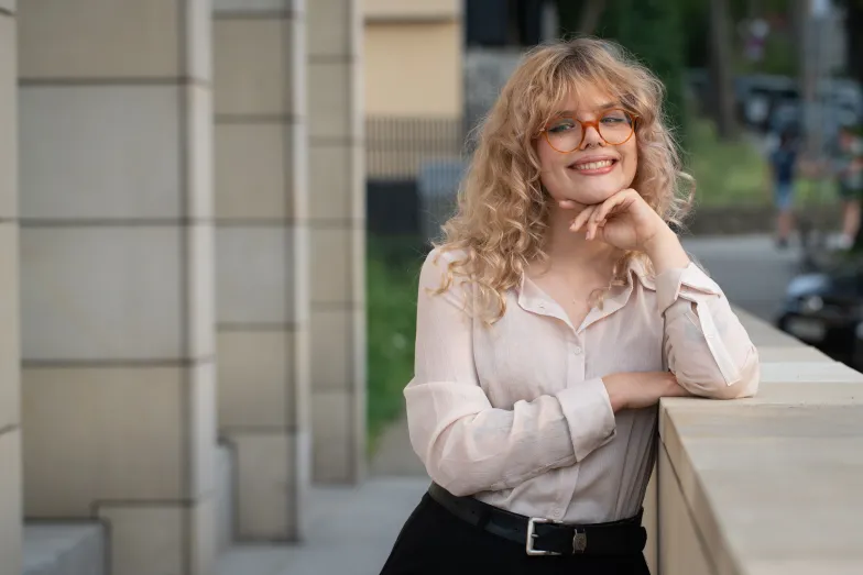 Anouk Herman w Gdyni, 23 sierpnia 2023 r. Fot. Anna Rezulak
