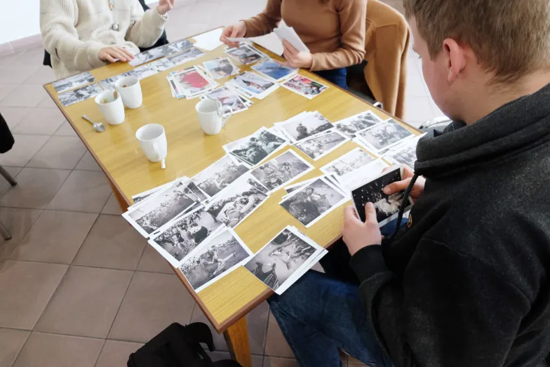 Warsztaty fotoreportażu w w Powiatowej i Miejskiej Bibliotece Publicznej w Rybniku, 30 października 2023 r. Fot. Jacek Taran