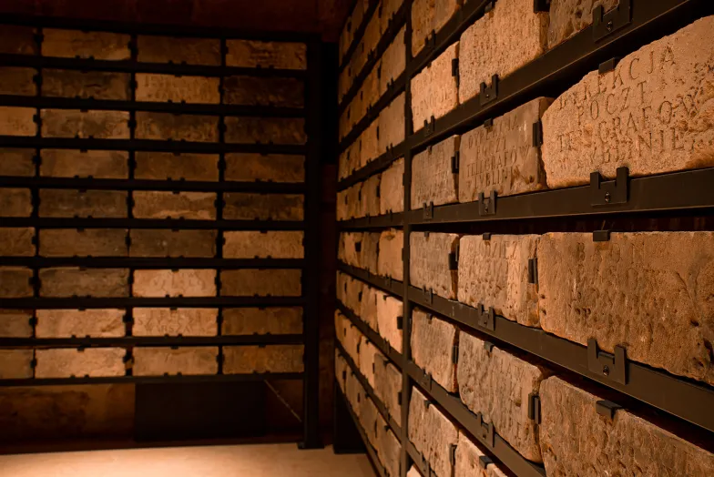 Tzw. cegiełki wawelskie // fot. materiały Zamku Królewskiego na Wawelu