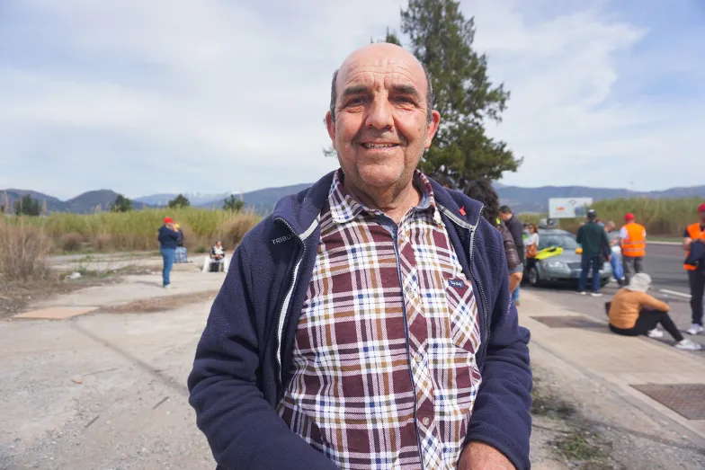 José Fernandez, 62-letni rolnik z Almeríi:  Kiedyś deszcz padał częściej. Teraz w Andaluzji jesteśmy skazani na odsalanie wody. Taka woda jest nie tylko droższa, ale też pozbawiana wartości odżywczych. / Fot. Agnieszka Zielińska
