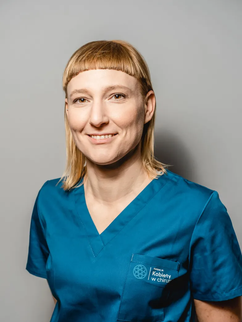 Dr Małgorzata Nowosad, marzec 2021 r. // Fot. Fundacja Kobiety w Chirurgii / materiały prasowe
