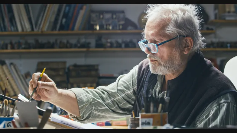 Kadr z filmu "Ja, Rosiński", reż. Piotr Kielar, 2024 r. // Materiały prasowe KFF "Ja, Rosiński", reż. Piotr Kielar, 2024 r.
