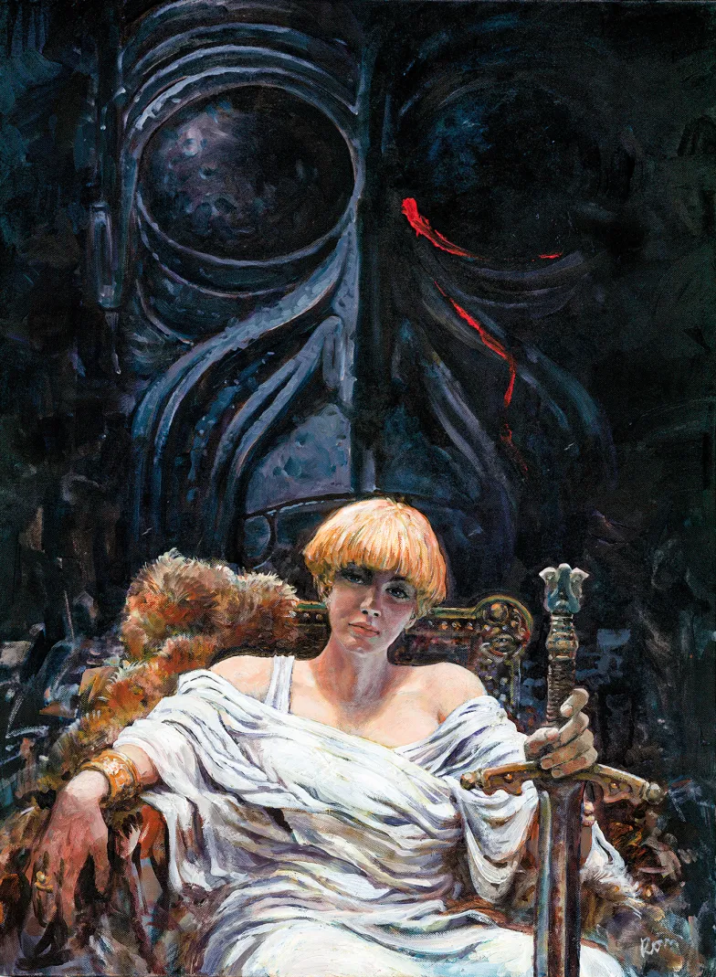 Okładka wydania zbiorczego czterech pierwszych tomów serii „Skarga Utraconych Ziem“, scen. Jean Dufaux, wyd. Dargaud Benelux, 2007 // Materiały prasowe Muzeum Komiksu i Narracji Interaktywnej w EC1 Łódź Okładka wydania zbiorczego czterech pierwszych tomów serii „Skarga Utraconych Ziem“, scen. Jean Dufaux, wyd. Dargaud Benelux, 2007 // Materiały prasowe EC1