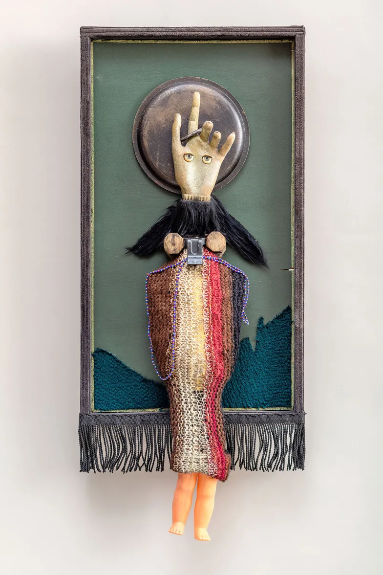 Władysław Hasior, „Chiromantka”, 2. poł. lat 80. XX w. // Muzeum Tatrzańskie w Zakopanem