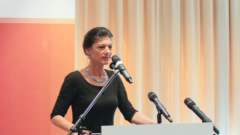 Sahra Wagenknecht. // Fot. Łukasz Grajewski Sahra Wagenknecht. // Fot. Łukasz Grajewski