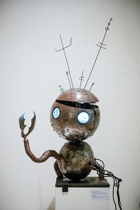 Tim Burton, kukiełka // Fot. Jan Hromadko / Praha Obecní dům / Materiały prasowe