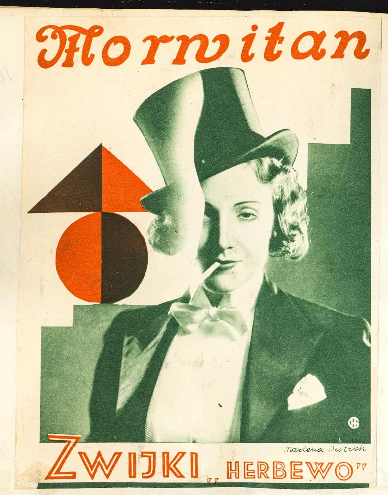 Reklama z Marleną Dietrich w czasopiśmie "Kino", nr 48. z 27 listopada 1932 r. // Materiały prasowe Herbewo