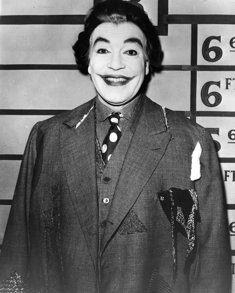 Cesar Romero jako Joker w serialu telewizyjnym „Batman” z lat 60. // Fot. Alan Band / Getty Images Cesar Romero jako Joker w serialu telewizyjnym „Batman” z lat 60. // Fot. Alan Band / Getty Images