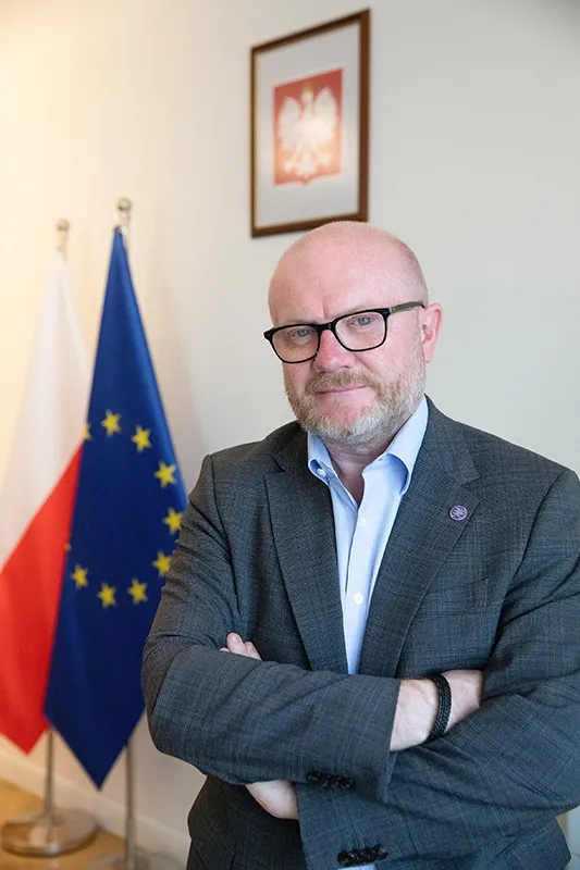 Wiceminister Maciej Duszczyk. Warszawa, lipiec 2024 r. // Fot. Tomasz Gołąb / Gość Niedzielny / Forum
