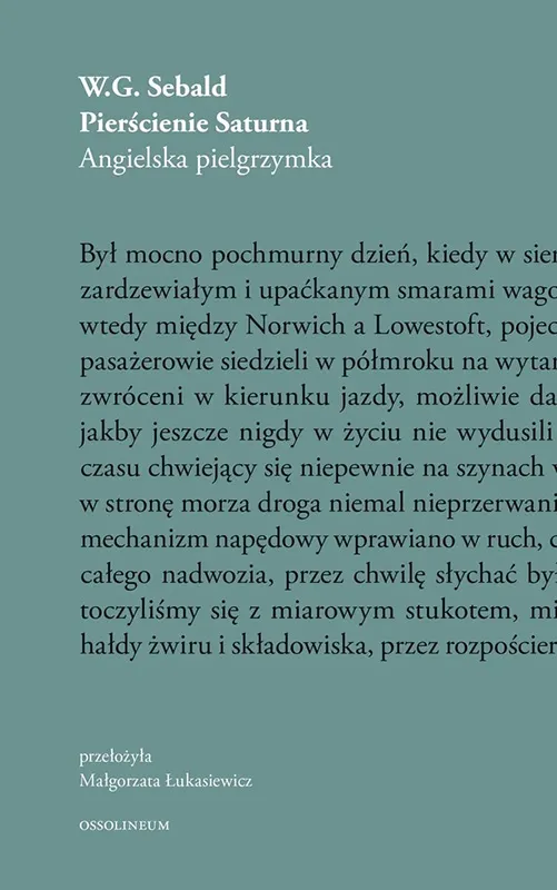 Sebald Pierścienie Saturna