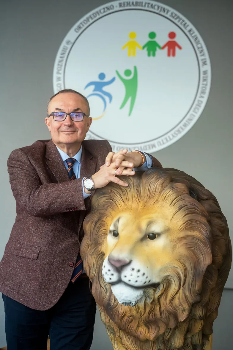 Dr n. med. Przemysław Daroszewski, dyrektor Ortopedyczno-Rehabilitacyjnego Szpitala Klinicznego im. Wiktora Degi UM w Poznaniu, listopad 2024 r. // Fot. Marek Lapis Dr n. med. Przemysław Daroszewski, dyrektor Ortopedyczno-Rehabilitacyjnego Szpitala Klinicznego im. Wiktora Degi UM w Poznaniu, listopad 2024 r. // Fot. Marek Lapis