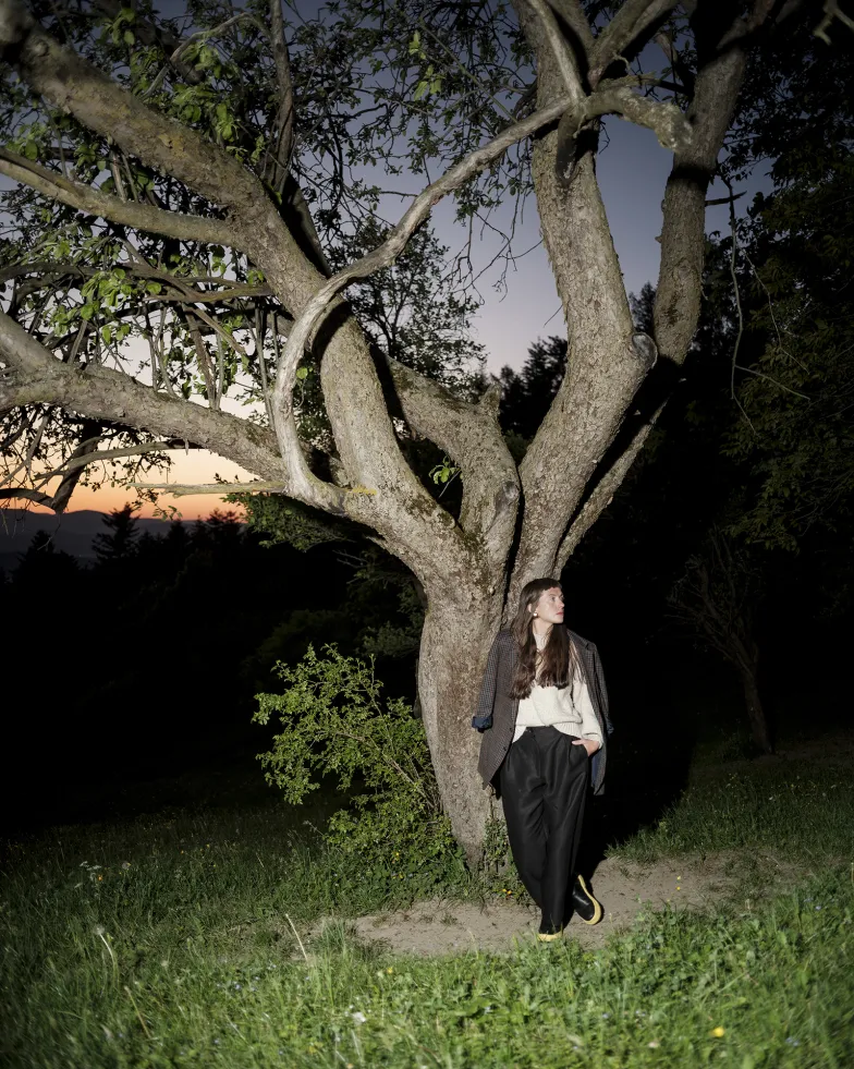 Małgorzata Lebda. Beskid Sądecki, maj 2024 r. // Fot. Rafał Siderski