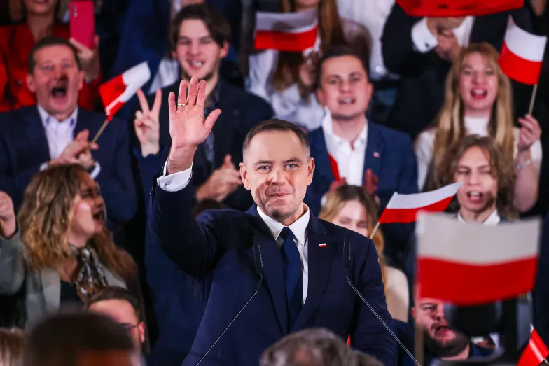 Karol Nawrocki na konwencji obywatelskiej PiS. Kraków, 24 listopada 2024 r. // Fot. Beata Zawrzel / Reporter