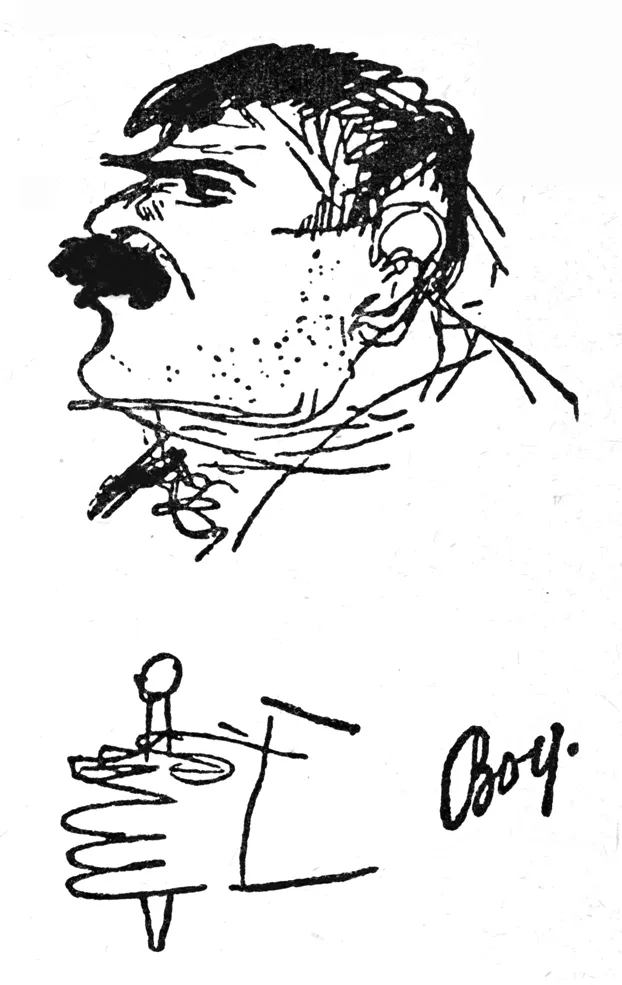 Karykatura Boya-Żeleńskiego autorstwa Kazimierza Sichulskiego, ok. 1920 r. // Domena publiczna Karykatura Boya-Żeleńskiego autorstwa Kazimierza Sichulskiego, ok. 1920 r. // Domena publiczna