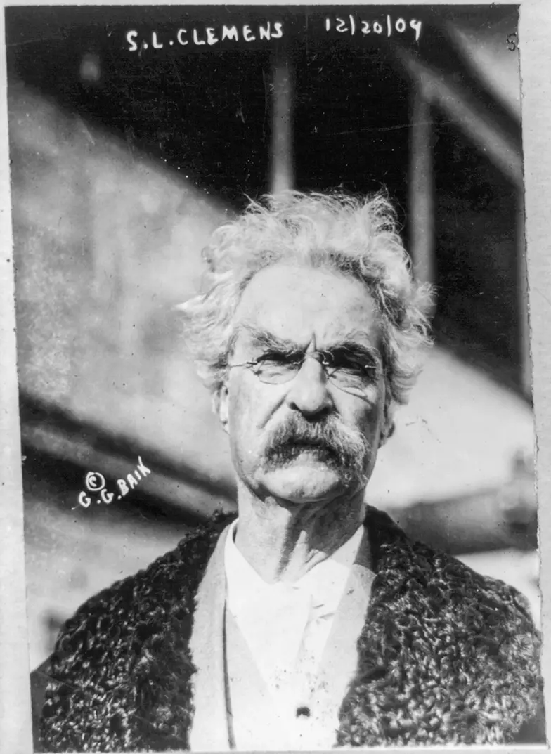 Mark Twain, ok. 1910 r. // Fot. George G. Bain / Library of Congress Mark Twain, ok. 1910 r. // Fot. George G. Bain / Library of Congress