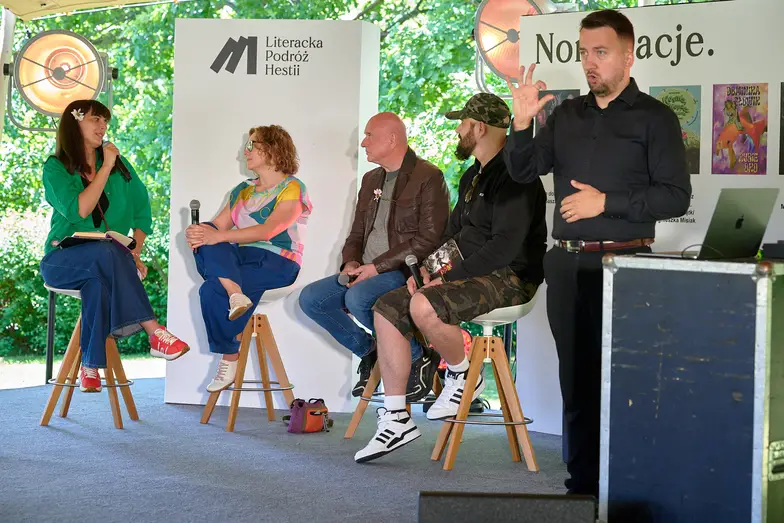 Spotkanie z nominowanymi do nagrody Literacka Podróż Hestii. Sopot, 14 czerwca 2025 r. // Materiały prasowe